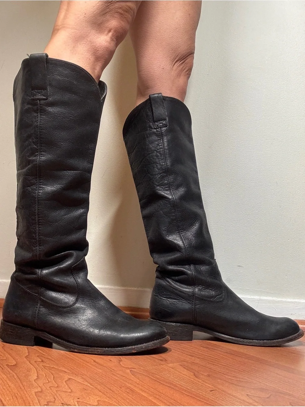 Dolce Vita Black Over-the-Knee Leather Boots